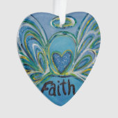Faith Angel Word Art Cadeau de vacances (devant)