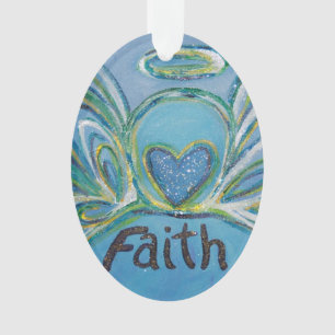 Faith Angel Word Art Cadeau de vacances