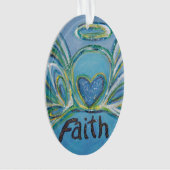 Faith Angel Word Art Cadeau de vacances (devant)