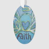 Faith Angel Word Art Cadeau de vacances (devant)
