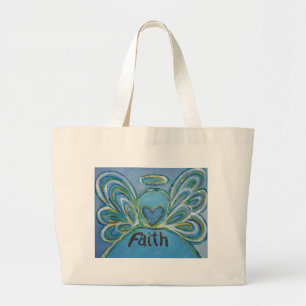 Faith Angel Word Sac fourre-tout d'art