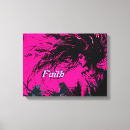 Faith Art Retro Canvas Afdruk