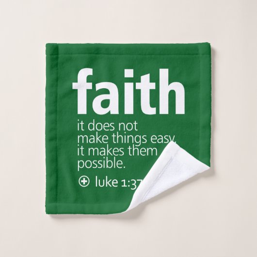 Faith Bad Handdoek (Wasdoekje)