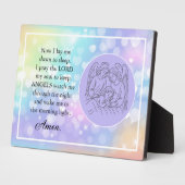 Faith Based Children's gebed naast het bed Plaque Fotoplaat (Zijkant)