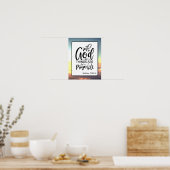 Faith based Christelijk Wall art Poster (Keuken)