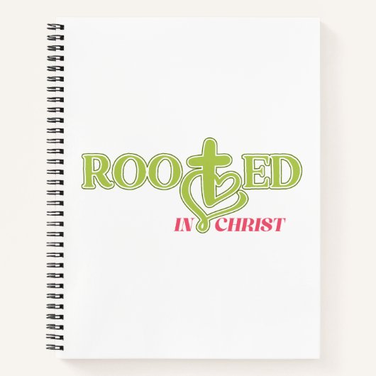 Faith Based Journal Rooted in Christ Notitieboek (Voorkant)