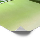 Faith Bible Verse Inspirerend Cute Green Frog Poster (Hoek)