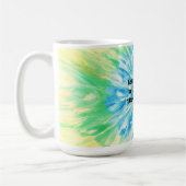 Faith Blue Flower Bible Verse Amour Mug Cup (Gauche)