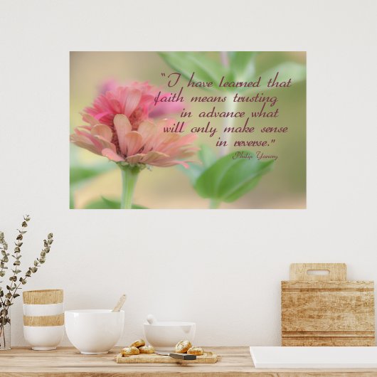 Faith Botanical Poster (Keuken)