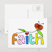 Faith Briefkaart (Voorkant / Achterkant)