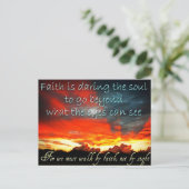 Faith Briefkaart (Staand voorkant)