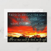 Faith Briefkaart (Voorkant / Achterkant)