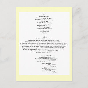 Faith Briefkaart