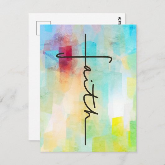 Faith Briefkaart (Voorkant / Achterkant)