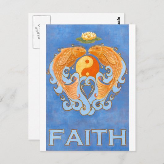 Faith Briefkaart (Voorkant / Achterkant)