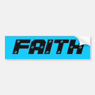 FAITH BUMPA STICKA BUMPERSTICKER