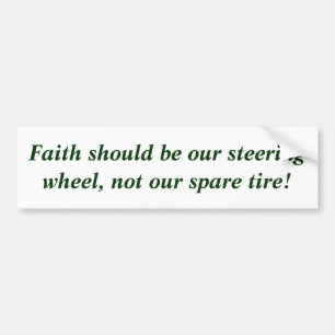 Faith Bumpersticker