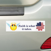 Faith _Bumpersticker hebben Bumpersticker (Op auto)