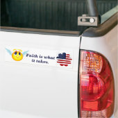 Faith _Bumpersticker hebben Bumpersticker (Op Truck)