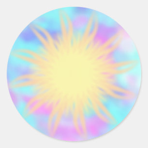 Faith ~ Burst Ronde Sticker