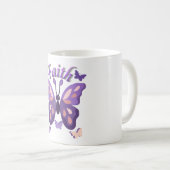 Faith Butterfly Coffee Mug (Devant droit)