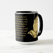 Faith Café Mug - Si Mon Peuple 2 Chroniques 7:14 (Devant droit)