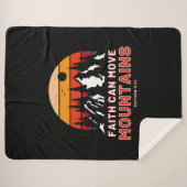 Faith Can Move Mountains Bijbel Sherpa Deken (Voorkant (horizontaal))