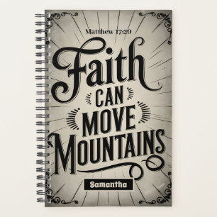 Faith Can Move Mountains Christelijk Planner