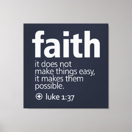 Faith Canvas Afdruk