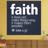 Faith Canvas Afdruk (Insitu (Woonkamer))