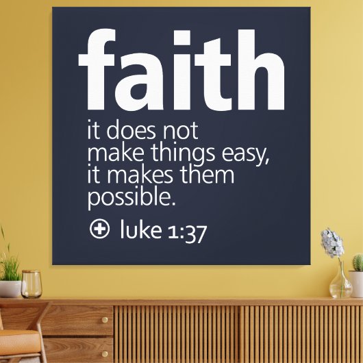 Faith Canvas Afdruk (Insitu (Woonkamer))