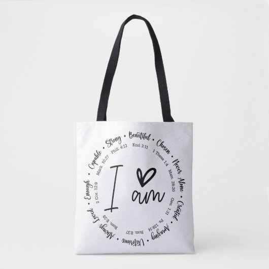 Faith Canvas tas (Voorkant)