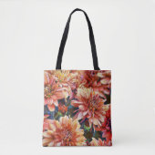 Faith Chrysanthemum Flower Art Tas (Voorkant)