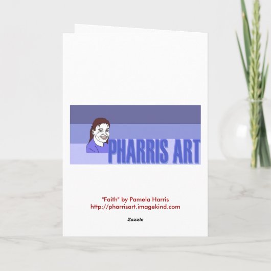 Faith Condolence Kaart (Achterkant)