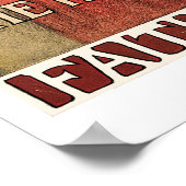 Faith Courage Patience Poster (Hoek)