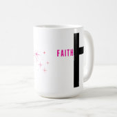 Faith Cross 15 oz Mug (Devant droit)