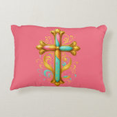 Faith Cross Accent Kussen (Achterkant)
