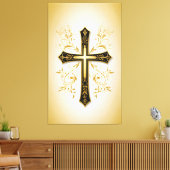 Faith Cross Canvas Afdruk (Insitu (Woonkamer))