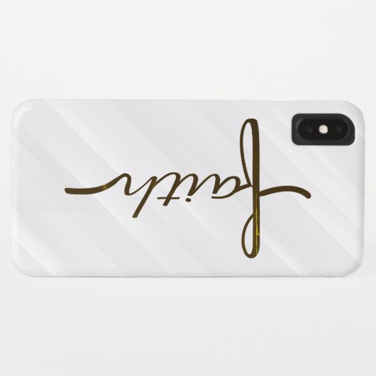 Faith Cross Case-Mate iPhone Case (Achterkant (horizontaal))