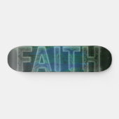 Faith Cross Heartbeat Skateboard (Horizontaal)