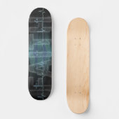 Faith Cross Heartbeat Skateboard (Voorkant)
