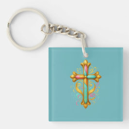 Faith Cross Sleutelhanger
