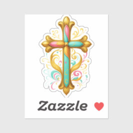 Faith Cross Sticjker Sticker