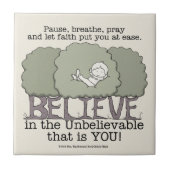 Faith deed je in het gemak tegeltje (Voorkant)