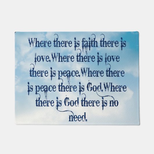 Faith Deuren Mat (Voorkant)