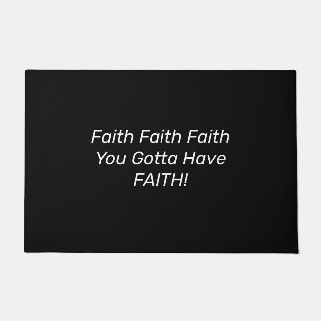 Faith Doormat  Deurmat (Voorkant)