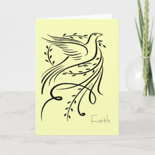 Faith Dove Wenskaart Kaart