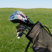 Faith Drives Far Golf Head Cover (Insitu)