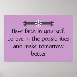 Faith en Belief Poster