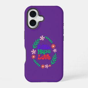 Faith espérance amour iphone 16 coque